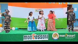 Republic Day 2024 🇮🇳| Danc Performance| Montessori High School | Valigonda