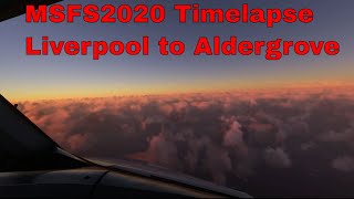 MSFS2020 Liverpool to Aldergrove time lapse