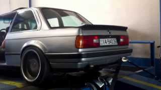 BMW E30 M50 Turbo Anti Lag in Dyno. Built by Amjad Hourani, Tuned by Ahmad Daham