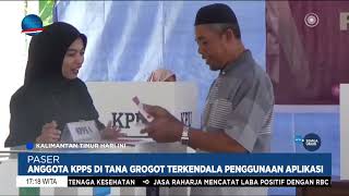 ANGGOTA KPPS TANA GROROT TERKENDALA PENGGUNAAN APLIKASI