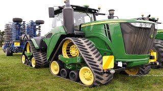 2021 John Deere 9620 RX Crawler Tractor with a Kockerling Vector Cultivator