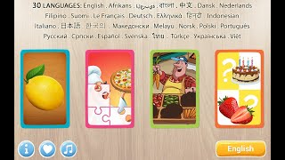 Food Puzzle game for Kids