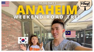 Anaheim California Vlog | Day 1 | Looking for Korean and Malaysian Food Mukbang