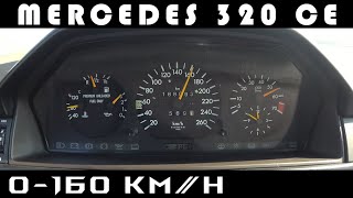 1993 Mercedes 320CE 0-160 km/h