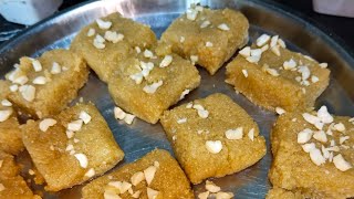 Mohanthal recipe l Diwali special sweet danedar besan mithai recipe