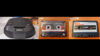 Sony CFD-S70 Boombox - Walgreens ToneMaster vs Maxell UR Cassettes