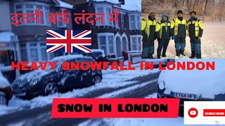 London becomes Mini Canada today Heavy Snowfall in England #london #uk #studentlife #england #india