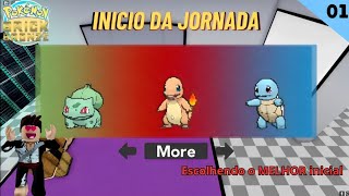 NOVA SÉRIE! Pokémon Brick Bronze GAMEPLAY. Escolhendo o MELHOR inicial do Brick Bronze. EP.1 parte 1