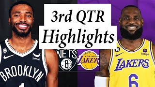 Brooklyn Nets vs. Los Angeles Lakers Full Highlights 3rd QTR | Oct 9 | 2023 NBA Preseason