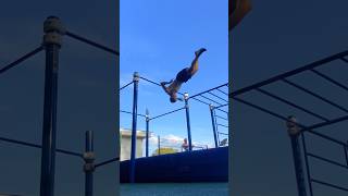 Progression Shrimp Flip en 1 session 🤯🔥 #shorts #calisthenics #streetworkout