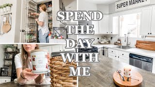 DITL | Target & Home Goods Trip, Cleaning & Organizing