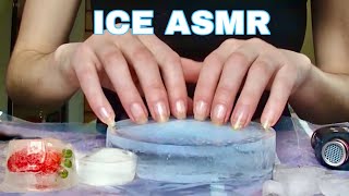 ASMR ICE fast tapping and scratching ❄️ (lofi)