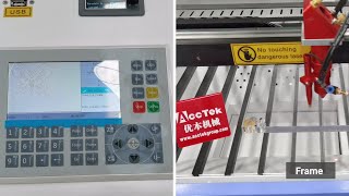 Acctek AKJ6090 model Co2 laser machine simple operate  show