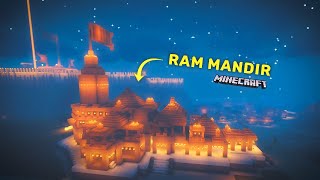 ORIGINAL Ram Mandir In Minecraft #shorts