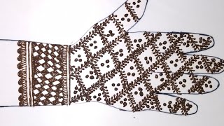 Goltikka Stylish Front Hand Mehndi Design/ Simple Mehndi Design/Mehndi ka Design