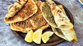 lahmaсun! Xəmir açmaq yox. Asan , qənqətli resept./ lahmacun! No baking.Homemade lahmacun.