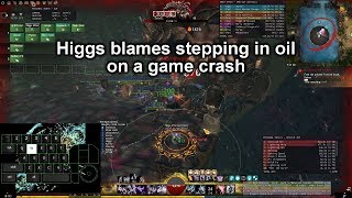 [GW2] Higgs blames stepping in oil on a game crash