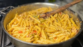 Creamy Cajun Pasta w/ Chicken and Andouille