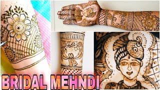 New Bridal Mehndi Design For Full Hand😍| दुल्हन मेहंदी डिजाइन| दुल्हा कैसे बनाये?| mehndi tutorial 👌