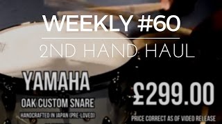 Pre-loved Bosphorus 22" Wide ride, Yamaha Oak Custom snare and Pearl Eliminator pedal - Weekly #60