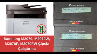 #samsung #M2070, M2070W, M2070F, M2070FW Yazıcı #reset Çipsiz Çalıştırma