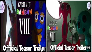 Garten Of Banban 8 - Official Teaser Trailer 1 Vs Official Teaser Trailer 2