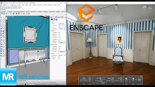 Enscape 2.9 render  per Rhino - Lezione #7 #enscape3d #rhinocero