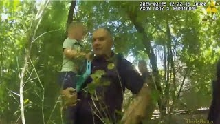 Police dog finds missing Florida toddler safe in woods after following scent from blanket