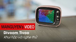 Khui hộp Divoom Tivoo - Chiếc loa kiểu dáng retro rất đặc biệt của Divoom