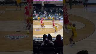 UMBC Retrievers Yasmin Ott three pointer vs American Eagles #ncaa #basketball