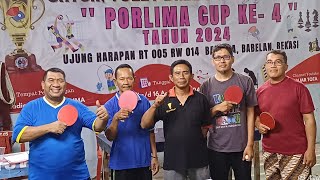 PINGPONG || PORLIMA CUP Ke- 4 || Syahru + Pram vs Purwan + Dedijun