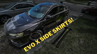 Evo X Side Skirts.....I promise, you won't like them.