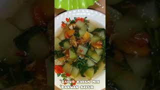 Sayur bayam mixs part 2 #shorts  #kulinerindonesia #sayurbening #masakanjawatimur #masakandesa