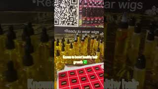 My handmade hair growth oil✅ #hairgrowthoil #hairoil #hairjourney #viral #cosmetology #vlog #growth