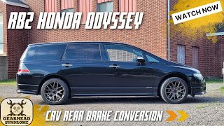 JDM Honda Odyssey RB2 Rear Brakes Honda CRV conversion