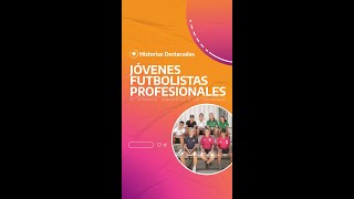 Jóvenes futbolistas profesionales