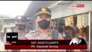 ANTISIPASI KELANGKAAN MINYAK GORENG ,TNI POLRI SIDAK PASAR TRADISIONAL GERUNG