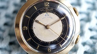 LeCoultre Memovox 'Wrist Alarm' ref 9386 cal 814 - Black/white tuxedo dial - 1954