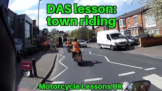 Direct Access, DAS, motorcycle lesson: town riding.