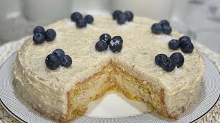 coconut cake 🍰/Кокосовый бисквит с вкуснейшим кремом