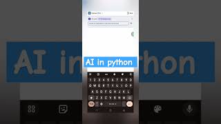 Artificial intelligence in python @CodeWithHarry @codingdidi