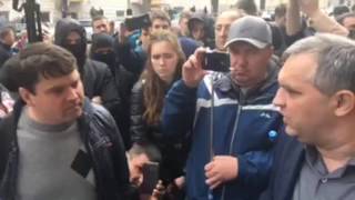 Акция протеста против полицейского произвола в Одессе