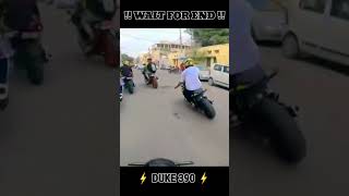 DUKE 390 🏍 . Dangerous stunts mix . #shorts