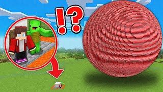 TNT vs. SECURE HOUSE JJ and Mikey - in Minecraft Funny Challenge (Maizen Mizen JJ Mikey)