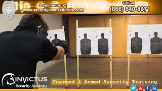 Florida Security License • Armed & Unarmed Security Training in Florida