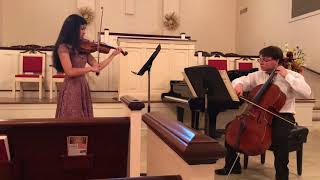 Julia Su and Harrison Marable play Passacaglia by Handel/Halvorsen