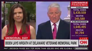 CNN's John King Offers Drama on Memorial Day: Trump's 'Full of Hate,' the Bidens Are Great