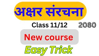 अक्षर संरचना |Nepali Byakaran akshar samrachana class 12 | akshar samrachana | Gyan Guru (Easy Way )