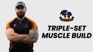 TRIPLE SET : Muscle Building Dumbbell Full Body Workout