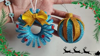 2 ideias de Enfeites de Natal / Passo a Passo / DIY